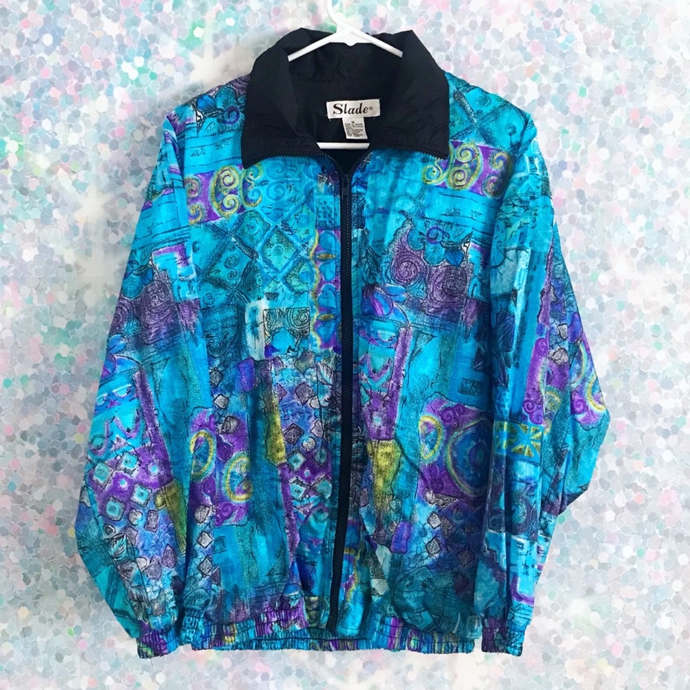 Vintage 90s Multi Windbreaker Jacket